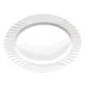 Bormioli Rocco Oval Glass Serving Plate, 36 cm Size, White