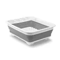 Madesmart Collapsible Dish Rack, White