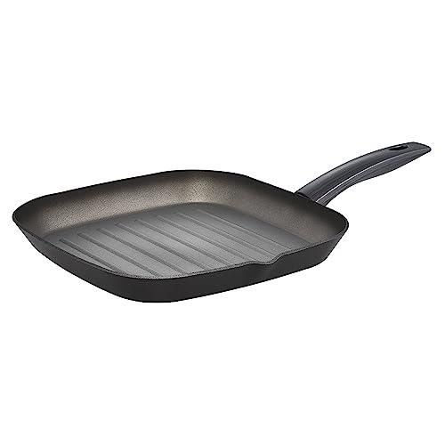Essteele Per Natura Non Stick Cookware 28cm Grill Pan, Pots and Pans, Induction Compatible, Oven Safe, Black