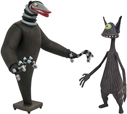 Diamond Select Toys Nightmare Before Christmas - Creature Under The Stairs and Cyclops Pack Figure Set