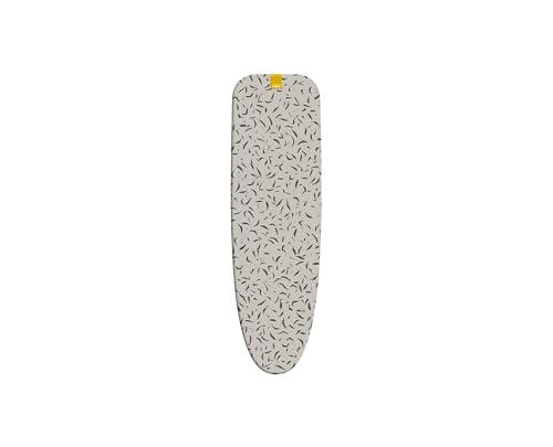 Joseph Joseph Ironing Board Cover 110 X 33Cm, Cotton with Silicone Iron Rest- for Use with Glide Compact, Ecru Scatter