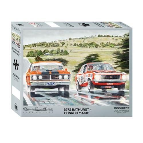 Motoring Mike Harbar 1972 Bathurst Ford XY Falcon GT Jigsaw Puzzle (1000 Pieces)