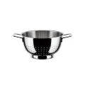Alessi POTS & Pans, Colander in 18/10 Stainless Steel Mirror Polished,8.75 Inch, Medium