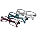 The Reading Glasses Company 3 Pack Readers Blue Purple Grey Mens Womens RRR92-357 +1.50