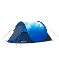 Regatta Kids' Malawi Outdoor Pop-Up Tent, Oxford Blue/Seal Grey