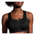 Brooks Dare Zip Women s Run Bra for High Impact Running, Workouts and Sports with Maximum Support - Black - 34A/B