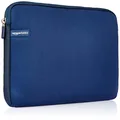 Amazon Basics 13.3-Inch Laptop Sleeve, Protective Case with Zipper - Navy Blue
