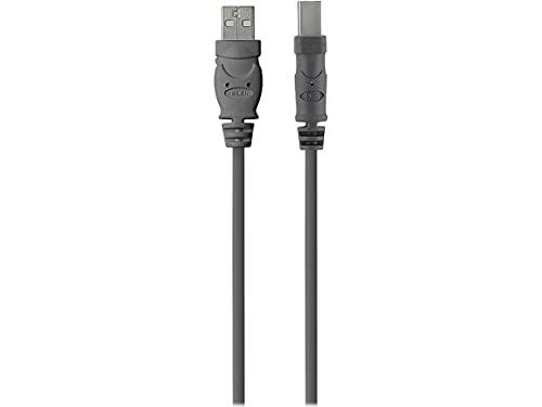 Belkin USB 2.0 Peripheral Cable, A-B, 1.8m F3U154bt1.8M Grey
