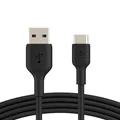 Belkin CAB001bt1MBK USB-C Cable (Boost Charge USB-C to USB Cable, USB Type-C Cable for Note10, S10, Pixel 4, iPad Pro, Nintendo Switch and More), Black