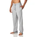 Fruit of the Loom Men's Extended Sizes Jersey Knit Sleep Pant (1 & 2 Packs), Light Grey Heather, X-Large