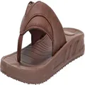 Amazon Essentials Men's Flip Flop Sandal, Brown, 13