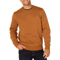 Amazon Essentials Crewneck Fleece Sweatshirt, Nutmeg, S