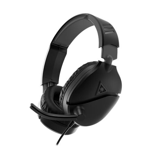 Turtle Beach Recon 70 Multiplatform Gaming Headset for PS5, PS4, Xbox Series X|S, Xbox One, Nintendo Switch, PC & Mobile w/ 3.5mm Wired Connection - Flip-to-Mute Mic, 40mm Speakers - Black