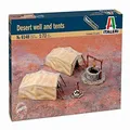 Italeri 1:72 Scale Desert Well and Tents Model Kit