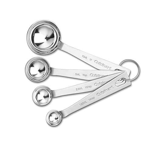 Cuisinart CTG-00-SMP Stainless Steel Measuring Spoons, Set of 4