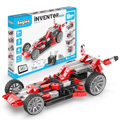 Engino Inventor Motorised Race Car Mechanics Building Block 180-Pieces Set
