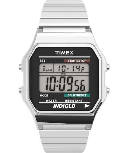 Timex Men's T78587 Year-Round Digital Digital Silver Watch