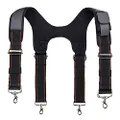 Ergodyne Arsenal 5560 Padded Adjustable Tool Belt Suspenders w/Front Pocket