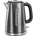 Russell Hobbs 23211 Luna Quiet Boil Electric Kettle, Stainless Steel, 3000 W, 1.7 Litre, Grey