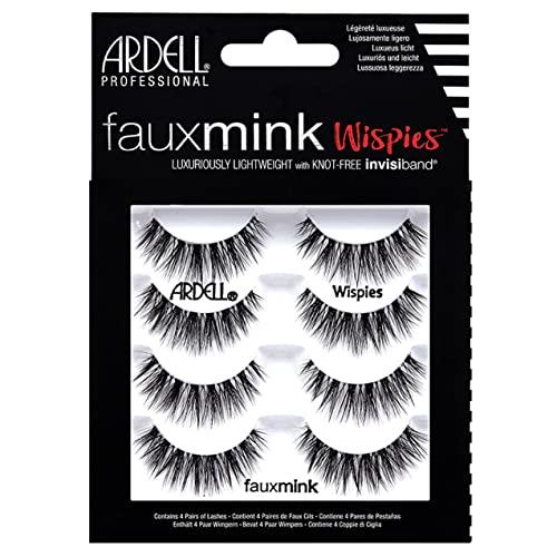 Ardell Ardell Faux Mink Wispies False Lashes, Pack of 4,