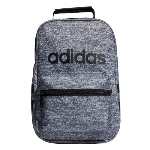 adidas Santiago Insulated Lunch Bag, Jersey Onix Grey/Black, One Size, Santiago Insulated Lunch Bag