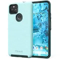 Crave Dual Guard for Pixel 5a Case, Shockproof Protection Dual Layer Case for Google Pixel 5a 5G - Aqua