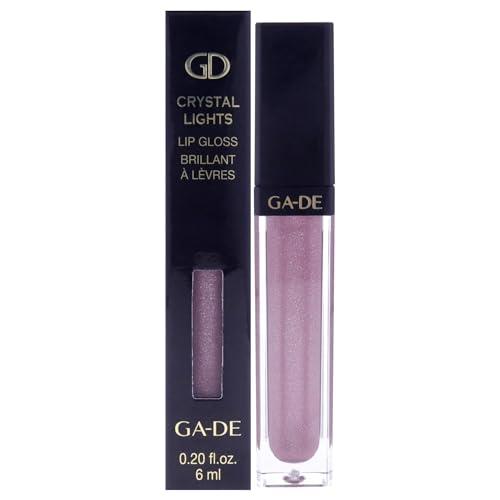 GA-DE Crystal Lights Lip Gloss, 514 - Enriched with Light-Reflecting Crystal Pearls - Smooth Silky, Rich Color - Moisturizes and Adds Shine - 0.2 oz