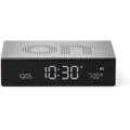 Lexon Flip Premium Reversible LCD Alarm Clock, Gun Metal
