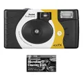 Bundle of Kodak Tri-X 400 Single-Use Flash Camera (27 Exposures) with Microfiber Cloth