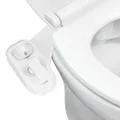 LUXE Bidet NEO 320 Plus – Next-Generation Warm Water Bidet Toilet Seat Attachment with Innovative EZ-Lift Hinges, Dual Nozzles, and 360° Self-Cleaning Mode (White)