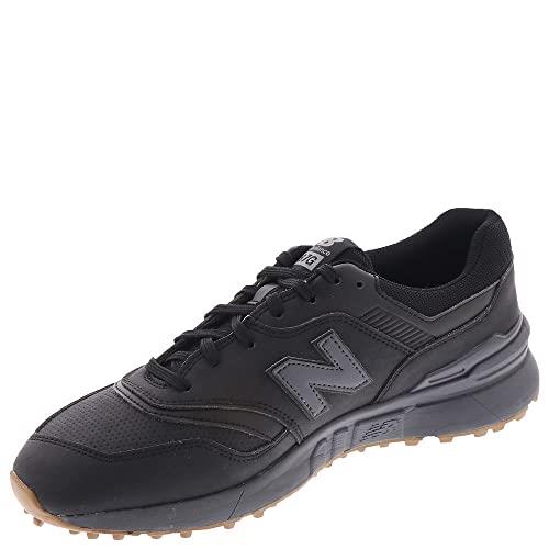 New Balance Mens 997 Sl Skate Shoe, Black, 8.5 Wide
