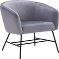Modern Furniture Galen Lounge Chair, Ash Grey
