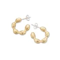 Palas Jewellery Women's Neptune Hoop Earrings, Gold