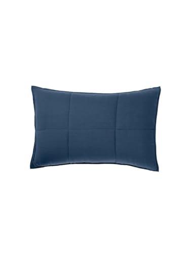 Linen House Nimes Navy 50x75cm Pair Pillow Sham