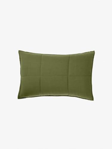 Linen House Nimes Moss 50x75cm Pair Pillow Sham