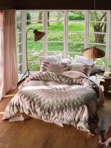 Linen House Dusty Quilt Cover Set, Pink, Double Size