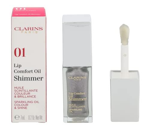 Clarins Lipstick Lip Make-Up Comfort Oil Shimmer 01 Sequin Flares