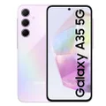 Samsung Galaxy A35 5G + 4G LTE (128GB + 8GB) (Tmobile Mint Tello & Global) Unlocked Latin America Warranty SM-A356E/DS 6.6" 120Hz 50MP Triple + (25W Wall Dual Charger) (Awesome Lilac Latin Bands)