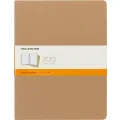 Moleskine Cahier Notebook - Set of 3 - Ruled - Extra Extra Large - Kraft, (QP431)