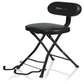 Gator Frameworks Guitar Seat with Padded Cushion and Fold Out Guitar Stand