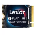 Lexar Play 2230 PCIe 4.0 Internal SSD 1TB, M.2 2230 PCIe Gen4x4 SSD, Up to 5200MB/s Read, 4700MB/s Write, Internal Solid State Drive Compatible with Steam Deck, ASUS ROG Ally (LNMPLAY001T-RNNNG)