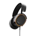 SteelSeries Arctis 5 - RGB Illuminated Gaming Headset with DTS Headphone:X v2.0 Surround - for PC and Playstation 4 - Black