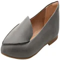 Amazon Essentials Women's Loafer Flat, Charcoal, 6