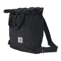 Carhartt Convertible Backpack Tote, Durable Tote Bag with Adjustable Backpack Straps and Laptop Sleeve, Black, One size