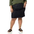 Amazon Essentials Women's Classic 5-Pocket Denim Skirt (Available in Plus Size), Rinse Wash, 32 Plus