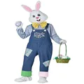 Plus Size Happy Easter Bunny Costume, Multicolor, Large-X-Large