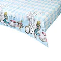 Talking Tables Blue Alice in Wonderland Paper Table Cover | Disposable Tablecloth, Home Recyclable | Supplies for Mad Hatter Tea Party, Birthday, Mother's Day, Baby Shower, TSALICE-V2-TCOVER