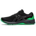 ASICS Men's GT-1000 11 LITE-Show Running Shoes, Black/New Leaf, 10 US