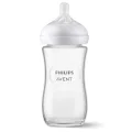 Philips Avent Natural Response Glass Baby Bottle, 240ml, 1-Pack, SCY933/01