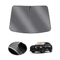 Karltys Compatible with Windshield Sunshade Lexus NX NX250 NX350 NX350h NX400h+ NX450h+ 2022 2023 Front Window Sun Blocker with Storage Pouch Foldable Reflective Sun Visor Block Heat and Stay Cool